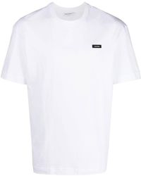 Calvin Klein - Logo-patch Cotton T-shirt - Lyst