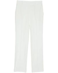 Twinset - Elasticated-Waistband Straight-Leg Trousers - Lyst