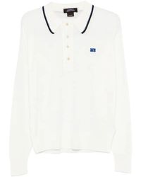 Wales Bonner - Polo X John Smedley À Logo Brodé - Lyst