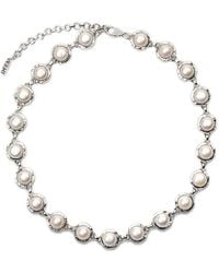 Veert - The Pearl Circle Necklace - Lyst