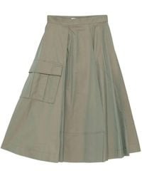 Undercover - Pleated A-Line Skirt - Lyst