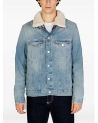 Tommy Hilfiger - Sherpa-Lined Denim Jacket - Lyst