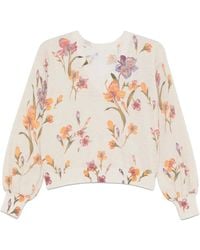 Twinset - Top Mit Blumen-Print - Lyst