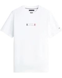 Tommy Hilfiger - Logo-Print Cotton T-Shirt - Lyst