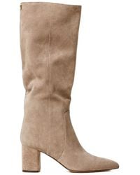 Twinset - High Suede Boots - Lyst