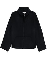 Amaranto - Zip-Up Spread-Collar Jacket - Lyst