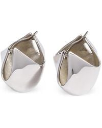 KHAITE - Small Lotus Polished Earrings - Lyst