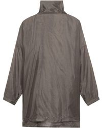 Rick Owens - High-neck Anorak Shirt - Lyst