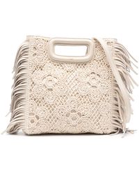 Maje - M Crochet Knit Tote Bag - Lyst