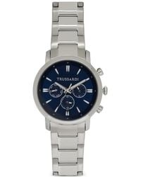 Trussardi - Round-Case 47Mm Watch - Lyst
