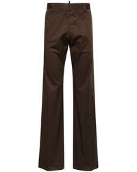 DSquared² - Pantalones chinos de talle medio - Lyst