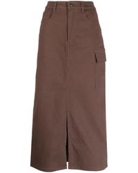 B+ AB - Falda midi con cintura alta - Lyst