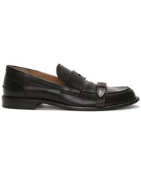 JW Anderson - Buckle-detail Leather Loafers - Lyst