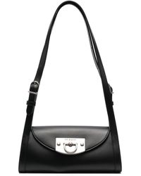DURAZZI MILANO - Flip-lock Leather Shoulder Bag - Lyst