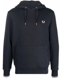 Fred Perry - Embroidered Logo Hoodie - Lyst