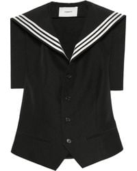 Coperni - Striped Collar Vest - Lyst