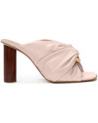 JW Anderson - Corner Gathered Leather Mules - Lyst
