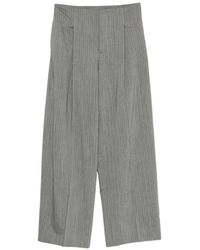 Alberta Ferretti - Tailoring Pants - Lyst