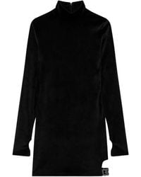 Gcds - Fluwelen Mini-Jurk - Lyst