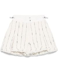 Sacai - Shorts Aus Tweed - Lyst