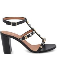 Via Roma 15 - Studded Detail Sandals - Lyst