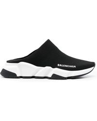 Balenciaga - Speed Gebreide Muiltjes Sneakers - Lyst