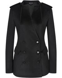 Giorgio Armani - Double-Breasted Jacket - Lyst