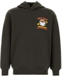 Emporio Armani - Bagel-Print Cotton Hoodie - Lyst