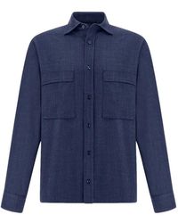 Paul & Shark - Pocket Overshirt - Lyst