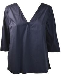 Liviana Conti - V-Neck Box-Pleat Top - Lyst