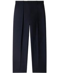 Sandro - Wide-Leg Wool Trousers - Lyst