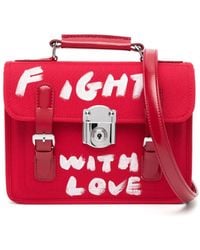 Comme des Garçons - Graphic-Print Crossbody Bag - Lyst