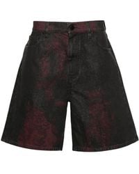44 Label Group - Corrosive Denim Shorts - Lyst