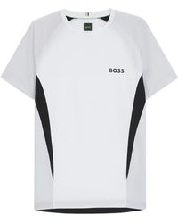 BOSS - Panelled Crew-Neck T-Shirt - Lyst