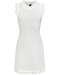 Loewe - Ruffled Anagram Mini Dress - Lyst