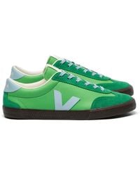 Veja - Volley Leather Sneakers - Lyst