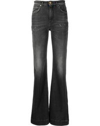 Roberto Cavalli Faded-effect Bootcut Jeans - Black