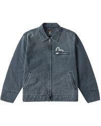 Evisu - Seagull-Print Rose-Embroidered Jacket - Lyst