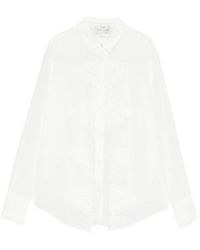 forte_forte - Embroidered Shirt - Lyst