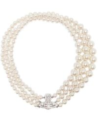 Vivienne Westwood - Orb Faux-Pearl Necklace - Lyst