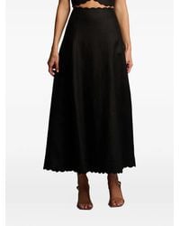 Hevron - Delilah Scalloped Skirt - Lyst