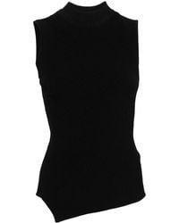 TOTEME - Almaz Asymmetric Ribbed Tank Top - Lyst