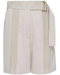Club21 - Sloane Belted Shorts - Lyst
