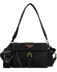 Prada - Borsa A Spalla Explore Media Con Fibbia - Lyst