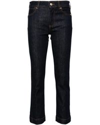 Sportmax - Record Low-waist Cropped Jeans - Lyst