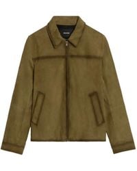 Zadig & Voltaire - Loumy Suede Leather Jacket - Lyst