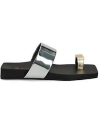United Nude - Sandales Métallisées Loop Toe Lo - Lyst