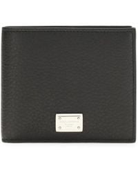 Dolce & Gabbana - Portefeuille Pliant À Plaque Logo - Lyst