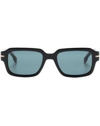 BOSS - 1596/s Rectangle-frame Tinted Sunglasses - Lyst