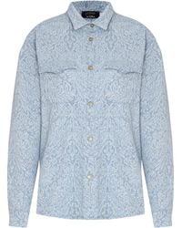 Amir Slama - X Astrid Hemd aus Blumen-Jacquard - Lyst
